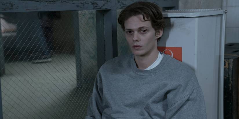 Bill Skarsgard as The Kid in Season 1 of Castle Rock.