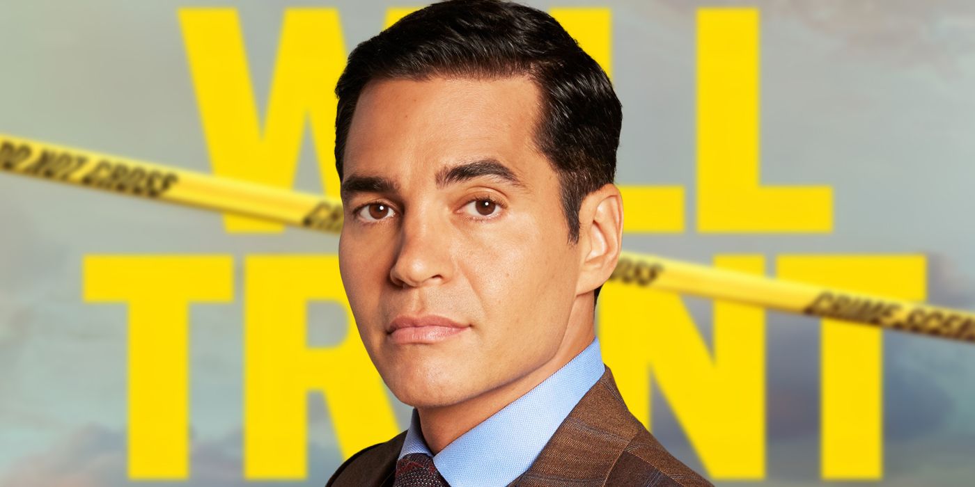 Ramon Rodriguez in close-up in a three-piece suit for ABC's Will Trent