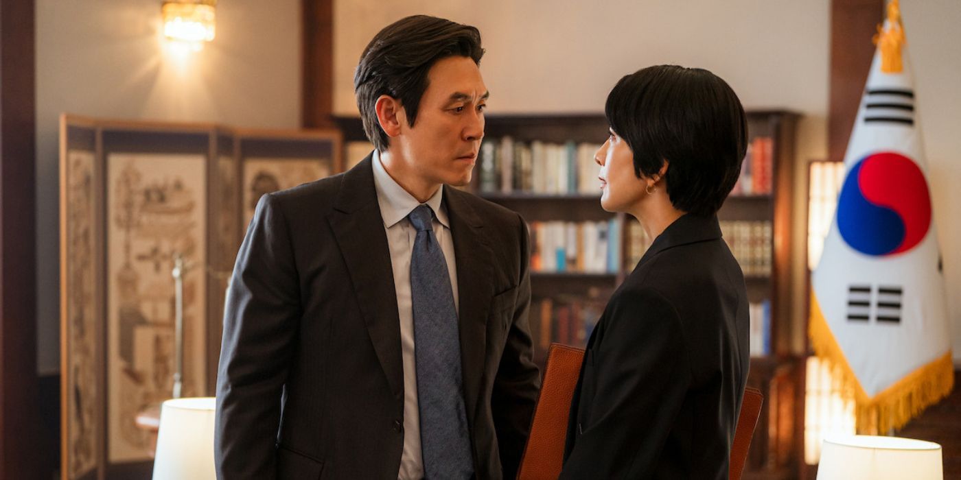 Kim Hee-ae and Sul Kyung-gu in The Whirlwind