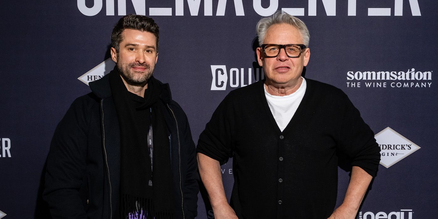 Greg Yolen and Bill Condon pose at Sundance 2025 for Kiss of the Spider Woman