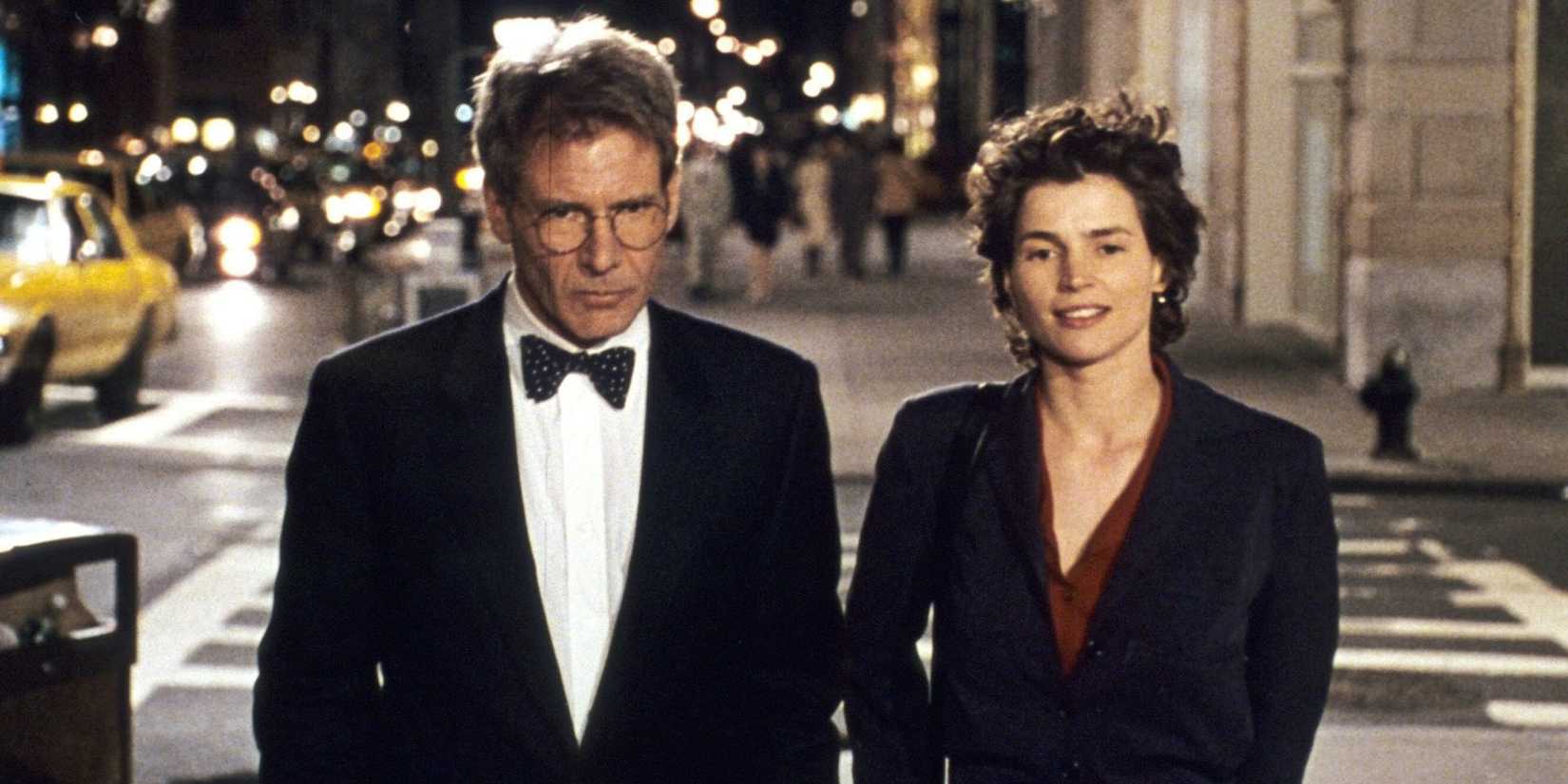 Linus (Harrison Ford) with Sabrina (Julia Ormond) in 'Sabrina'