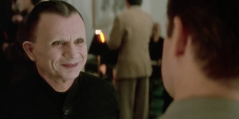 The Mystery Man smiling at someone in Lost Highway - 1997