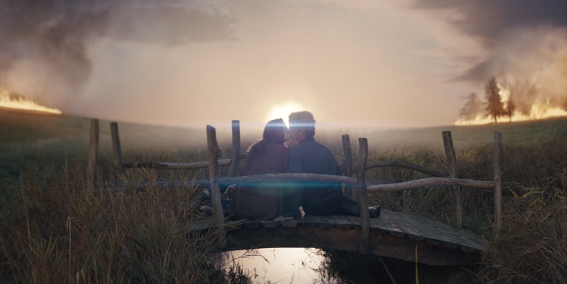 John Pruitt and Mildred Gunning facing their final sunrise together in the finale of 'Midnight Mass.'