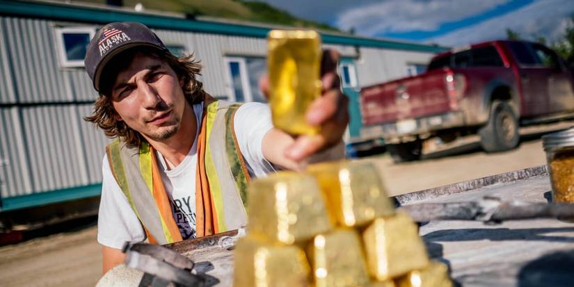 Parker Schnabel piles up gold ingots in 'Gold Rush'