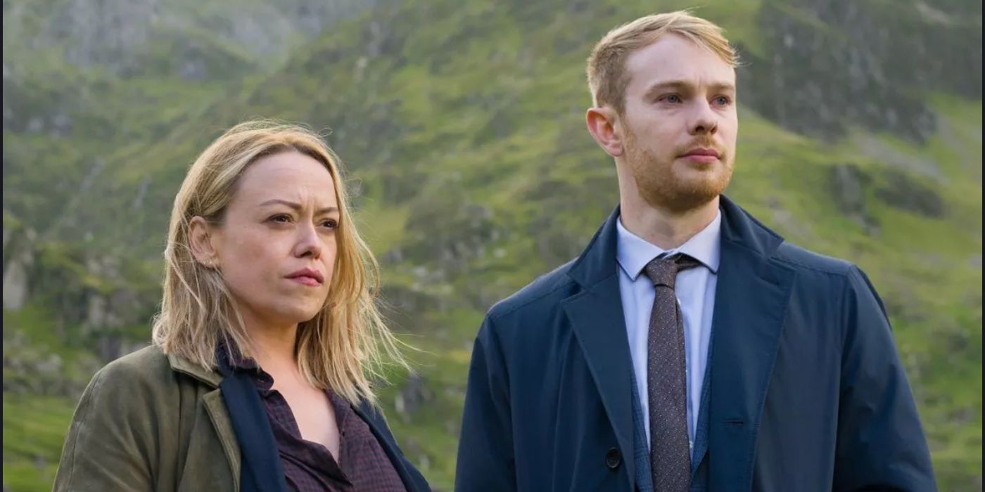 Sian Reese-Williams as Cadi John and Siôn Alun Davies as Owen Vaughn in 'Hidden'