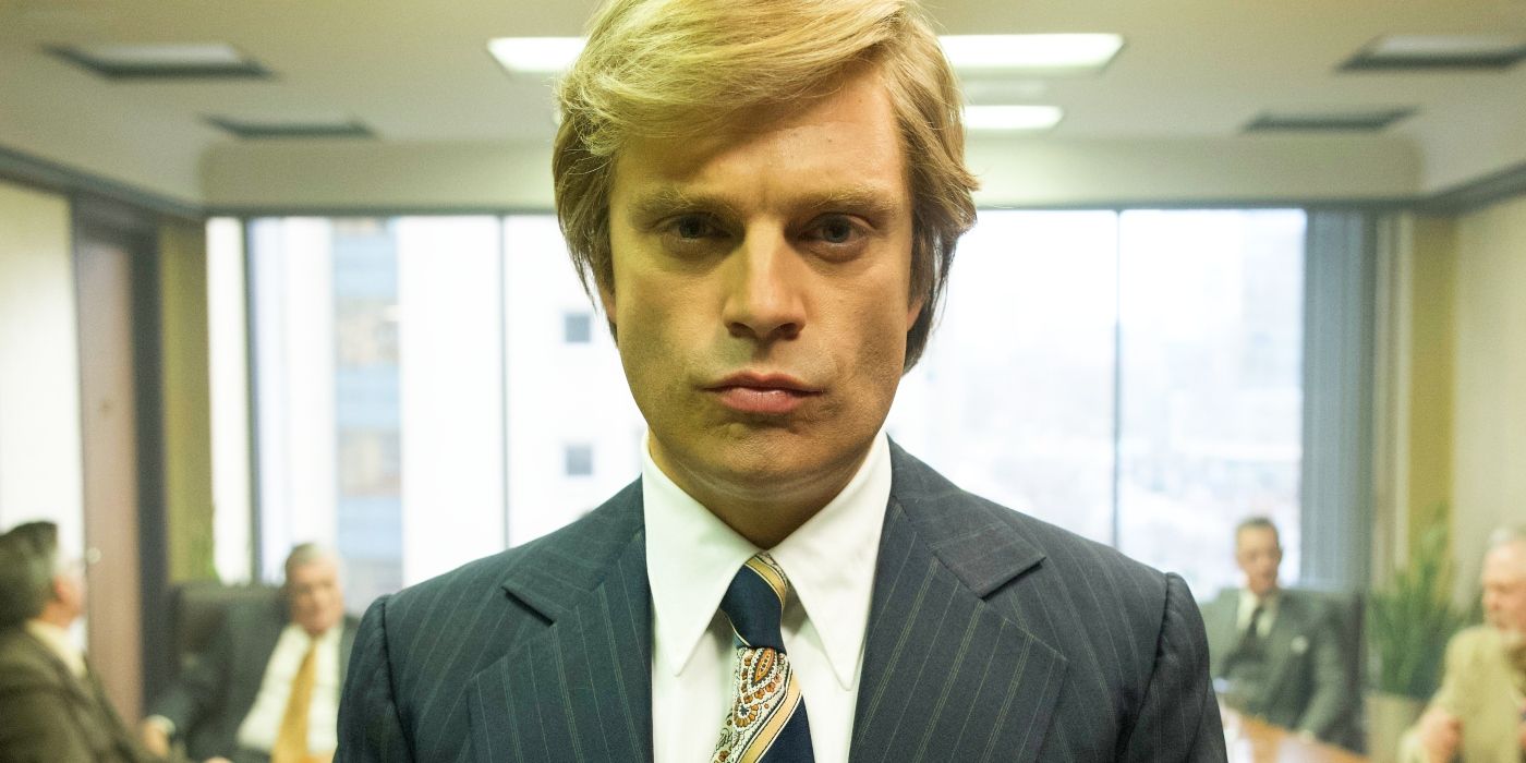 Sebastian Stan as Donald Trump in The Apprentice 