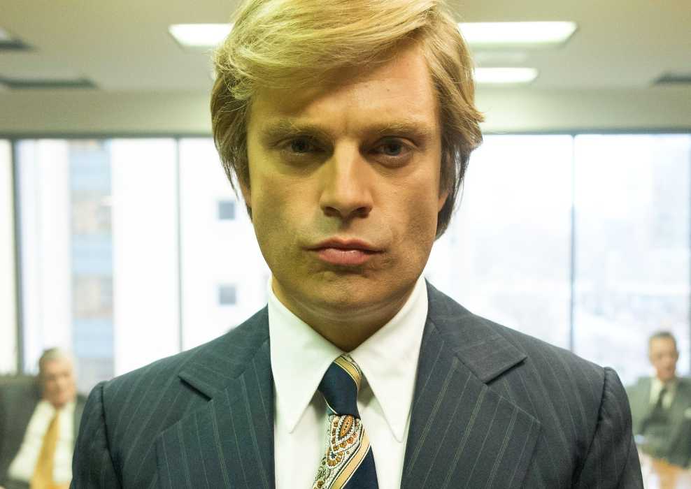Sebastian Stan as Donald Trump in The Apprentice