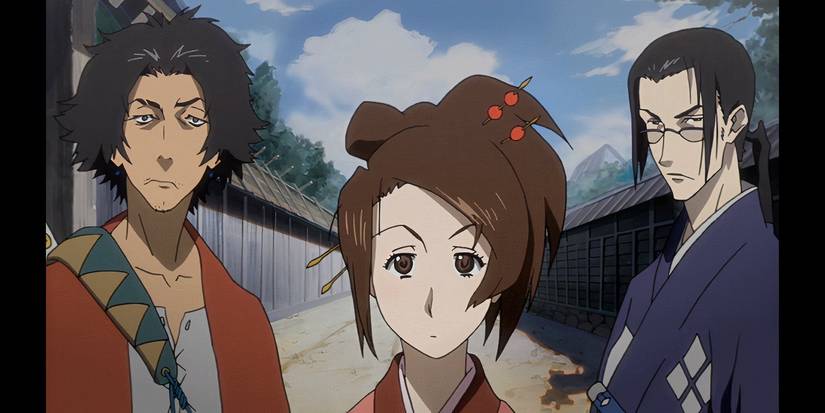 Mugen, Fuu, and Jin in Samurai Champloo
