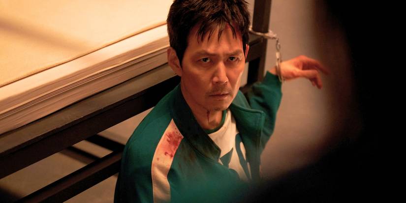 Seong Gi-hun tied to a bed in Squid Game Season 3.