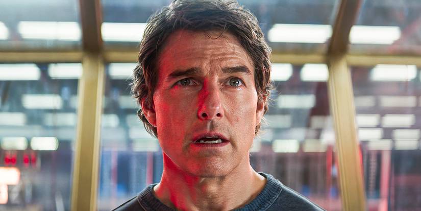 Tom Cruise as Ethan Hunt in 'Mission: Impossible - The Final Reckoning' looking confused