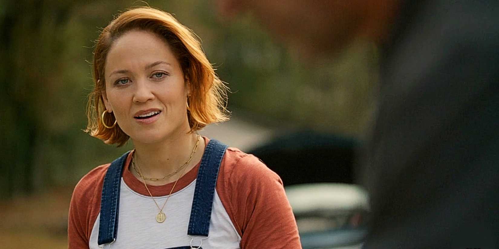 Angie Polaski smiling in Will Trent Season 3.