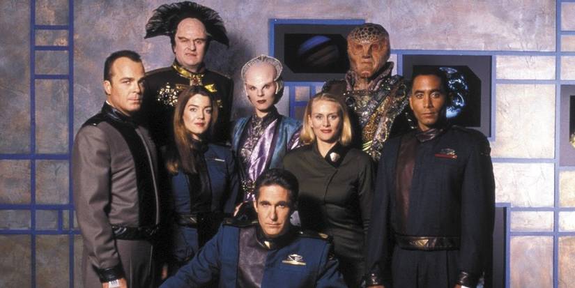 The cast of Babylon 5