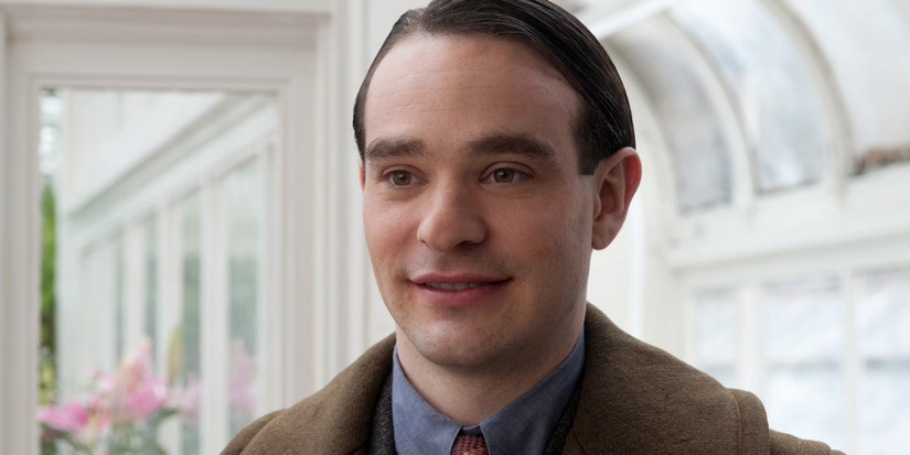 Charlie Cox as Owen Sleater, smiling slightly in Boardwalk Empire