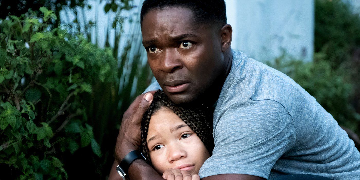 David Oyelowo holding Storm Reid in Don't Let Go