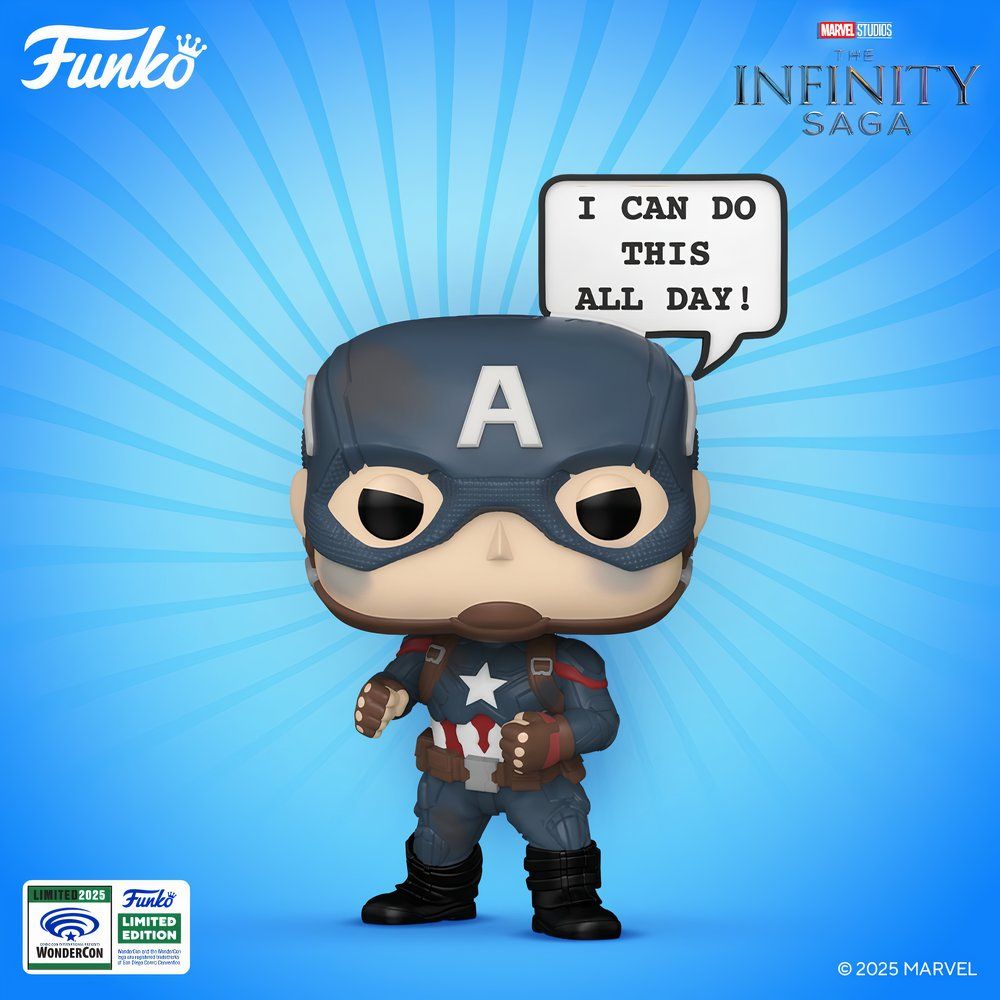 Captain America Can Do This All Day With New Action-Packed Funko Pop