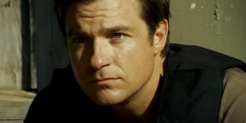 Close up of Jason Bateman as Adam Leavitt staring ahead in The Kingdom.
