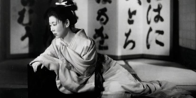 Kinoyu Tanaka as Oharu in Life of Oharu (1952)