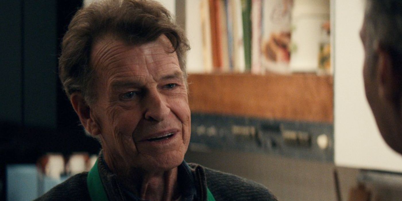 Fields (John Noble) in 'Severance'.