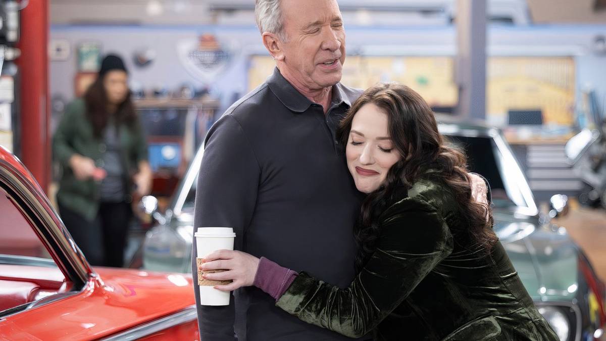 Shifting Gears Episode 5 - Tim Allen gets a hug from Kat Dennings