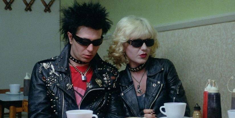 Gary Oldman and Chloe Webb in Sid And Nancy