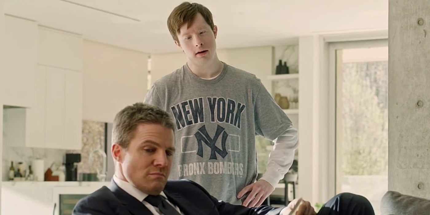 Ted sits with Eddie behind him in the premiere episode of &lsquo;Suits LA&rsquo;