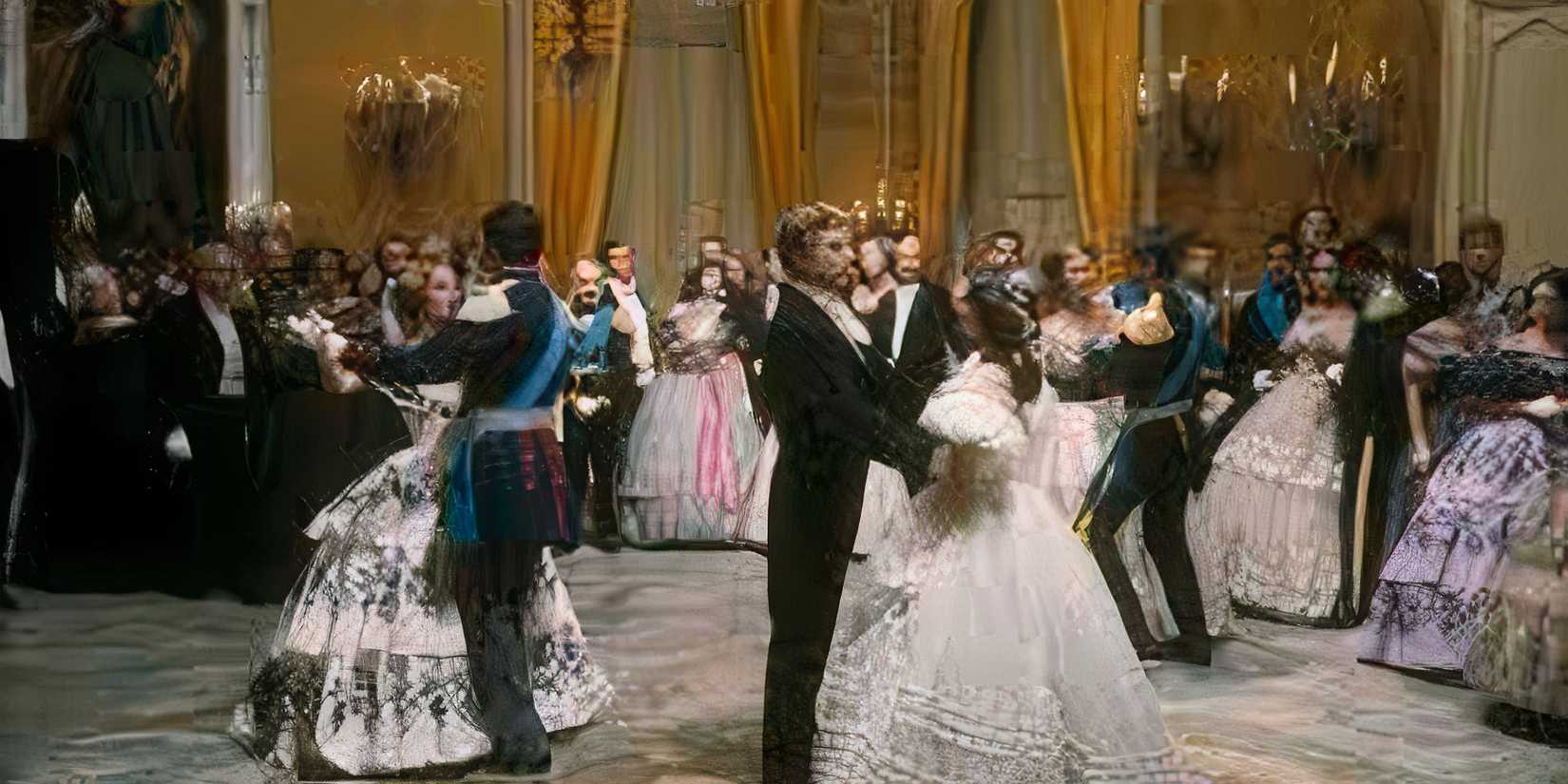 The ballroom scene in The Leopard (1963)