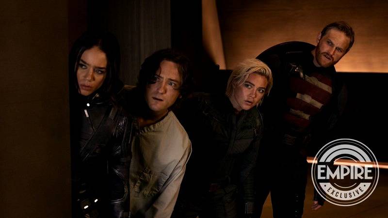 Yelena and John Walker Are Hiding From Something in New 'Thunderbolts*'  Image