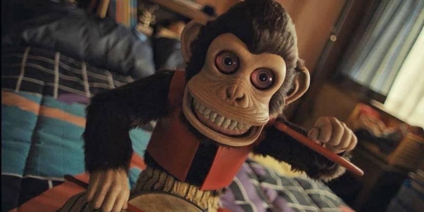 The Monkey toy looking menacing