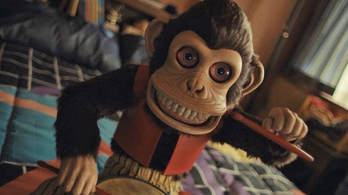 The Monkey toy looking menacing