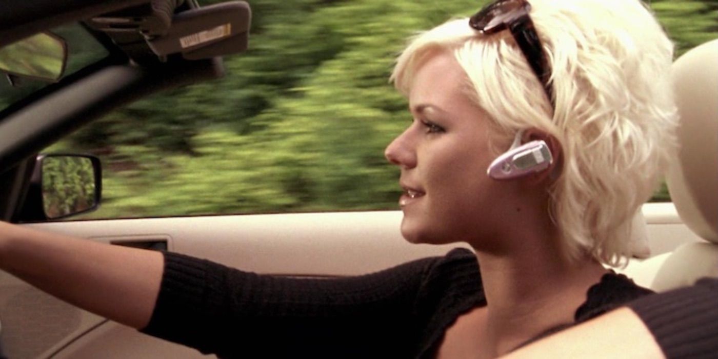 Kimberly Caldwell playing herself, driving a car in Wrong Turn 2: Dead End
