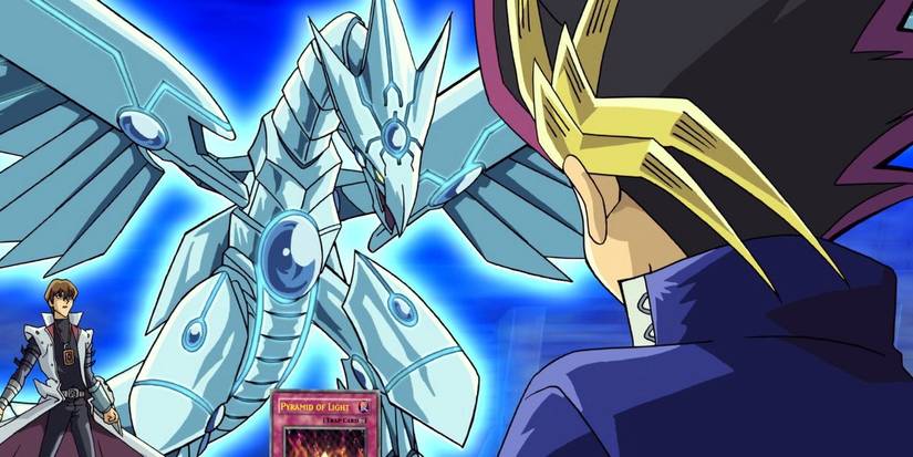 Yugi Muto and his archrival Seto Kaiba face off in 'Yu-Gi-Oh! The Movie: Pyramid of Light'.