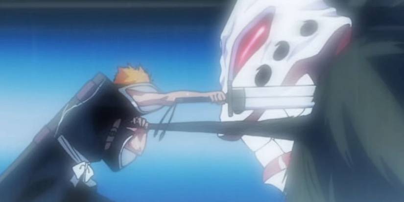 Ichigo menusuk lubang di wajah di pemutih