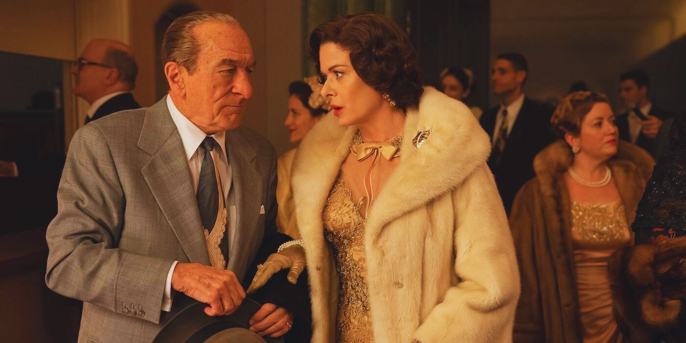 Robert De Niro and Debra Messing in The Alto Knights