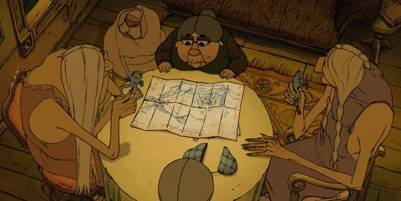 The sisters in 'Triplets of Belleville'