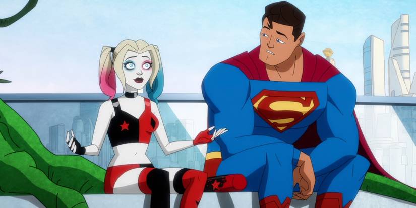 Harley Quinn dan Superman di Harley Quinn Musim 5