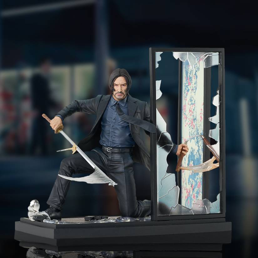 Keanu Reeves As John Wick & Chien Deluxe action figure