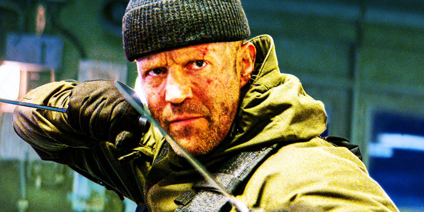 Lee Christmas, played by Jason Statham, looks serious wielding knives in 'Expend4bles'.