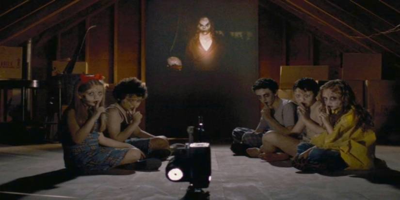 Image of the ghost children from Sinister (2012)