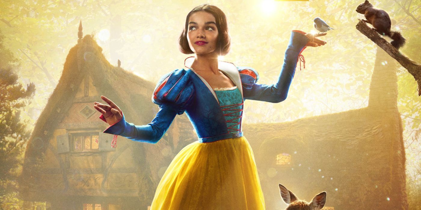 Rachel Zegler as the titular princess on the poster for Snow White.
