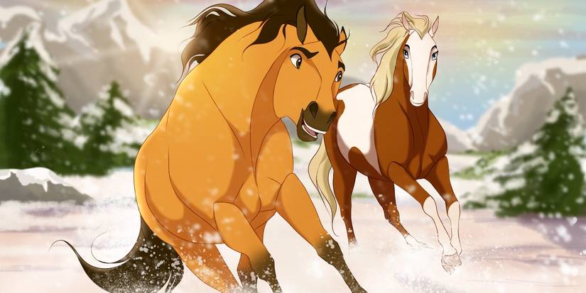 Matt Damon as Spirit the Horse in Spirit: Stallion of the Cimarron