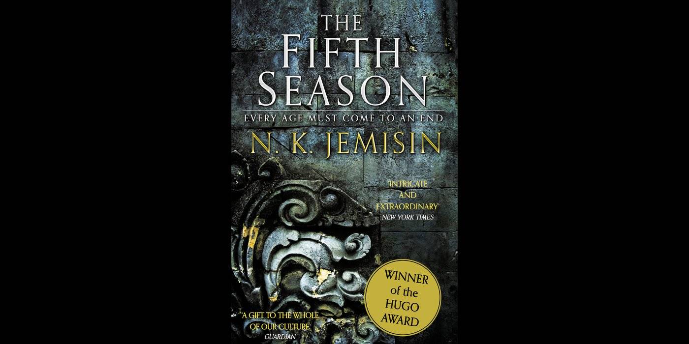 The cover of the novel The Fifth Season by N.K. Jemisin