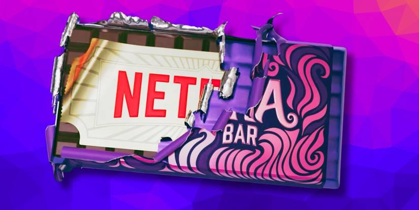 Custom image teases reality competition 'The Golden Ticket' on Netflix and references the chocolate Wonka bars