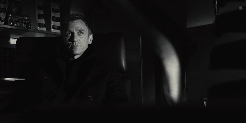 James Bond sitting in the dark in Casino Royale