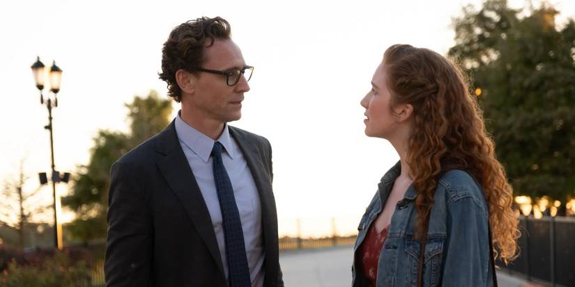 Tom Hiddleston's Chuck and Annalise Basso's Janice are caught up in a heavy arguement