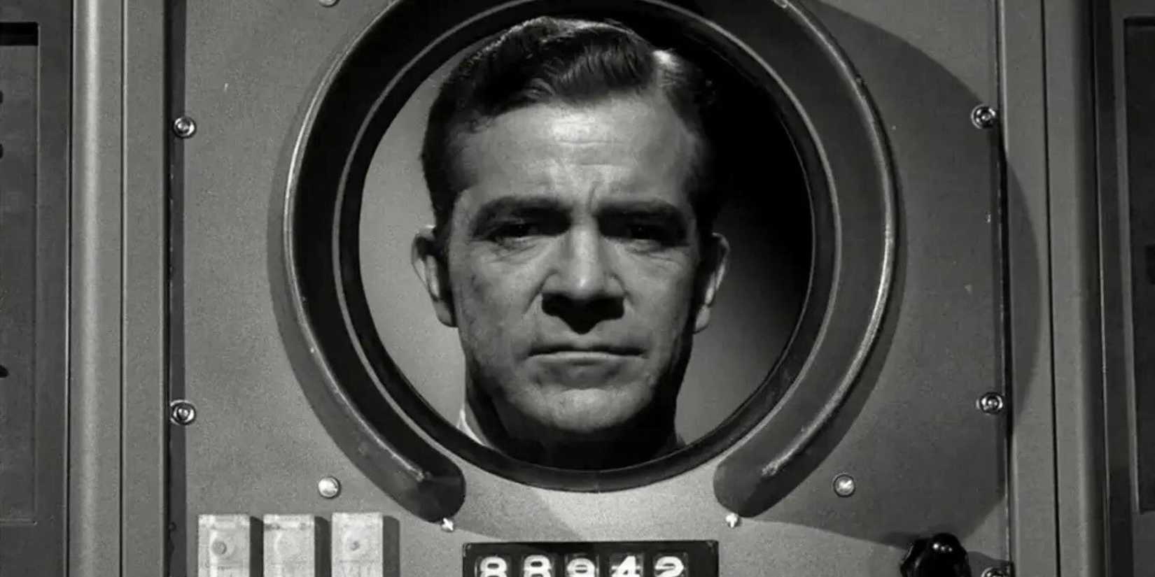Dana Andrews in The Twilight Zone episode No Time Like the Past