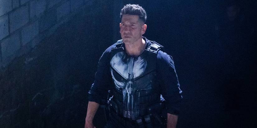 Jon Bernthal as the Punisher in his skull costume in Daredevil: Born Again Season 1, Episode 9.
