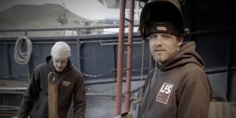 Tom Brossard and Jake Anderson on 'Deadliest Catch.'
