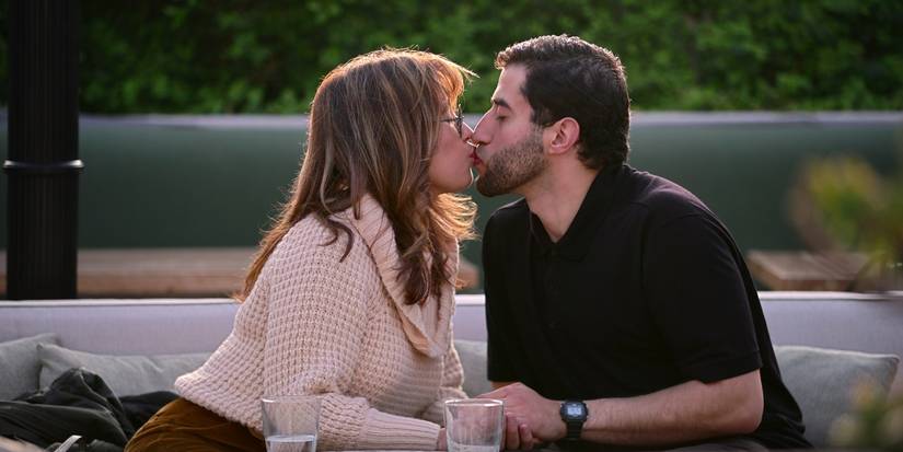 Dani and Adan kiss on 'Love on the Spectrum.'