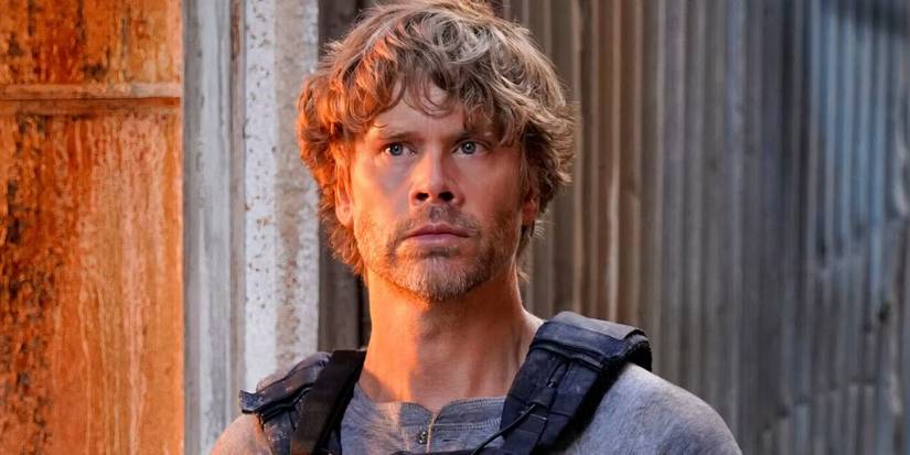 Eric Christian Olsen as Marty Deeks looking serious in NCIS: Los Angeles.