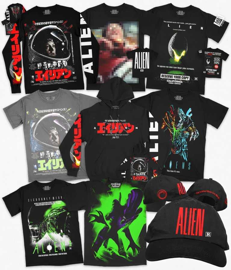 Celebrate Alien Day With New Xenomorph-Themed Clothing Line